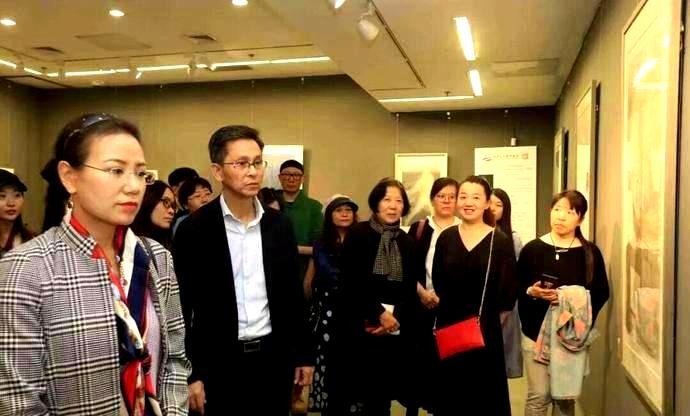 清华大学中国工笔画高端创新人才交流培养平台展览开幕